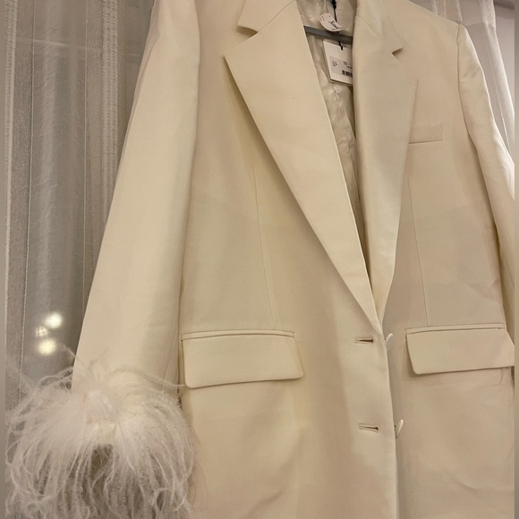 Designer brand- Giuseppe di morabito feather wool blazer(NEW) - Picture 8 of 13